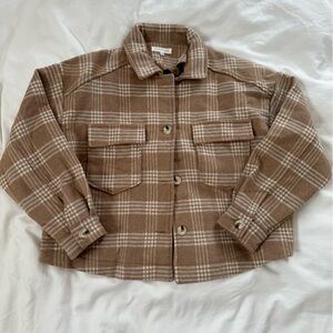Little Lies Plaid coat- small